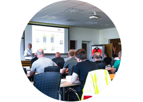 Schulungsraum und Verpflegungsservice
