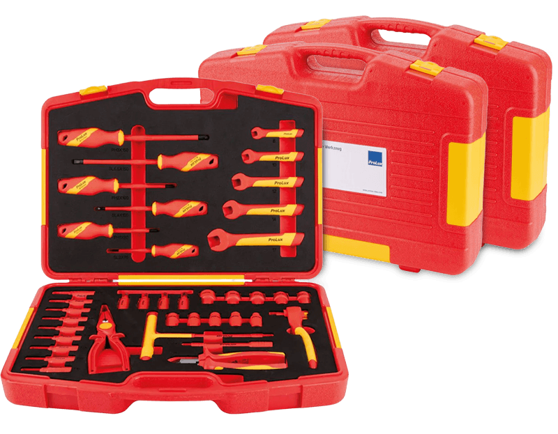 Isolierter erkzeugkoffer EN 60900